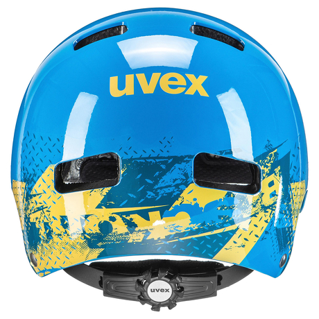 Kask Uvex Kid 3 Blackout blue regulacja 51-55 cm