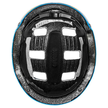 Kask Uvex Kid 3 Blackout blue regulacja 51-55 cm