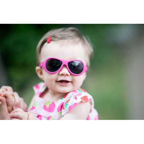 Okulary przeciwsłoneczne dla dzieci Babiators Original Aviator Popstar Pink 0-2