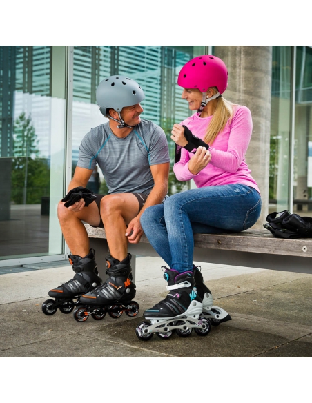 Zestaw męskich ochraniaczy (na kolana, łokcie, nadgarstki) K2 Prime Men Black