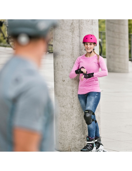 Zestaw męskich ochraniaczy (na kolana, łokcie, nadgarstki) K2 Prime Women Black