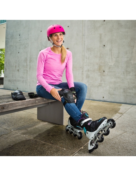 Zestaw męskich ochraniaczy (na kolana, łokcie, nadgarstki) K2 Prime Women Black