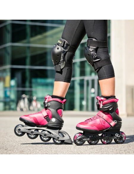 Zestaw męskich ochraniaczy (na kolana, łokcie, nadgarstki) K2 Prime Women Black