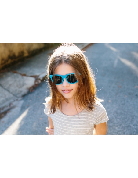 Okulary przeciwsłoneczne dla dzieci Babiators Aces Navigator Blue Crush lustrzane szkła 6+