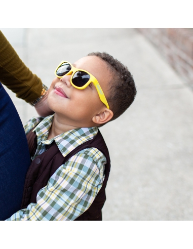 Okulary przeciwsłoneczne dla dzieci Babiators Original Navigator Hello Yellow 0-2