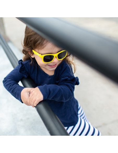 Okulary przeciwsłoneczne dla dzieci Babiators Original Navigator Hello Yellow 0-2