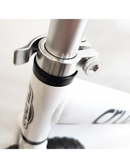 Rowerek biegowy Cruzee 12 SAFE biały czarne koła