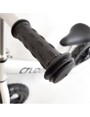 Rowerek biegowy Cruzee 12 SAFE biały czarne koła