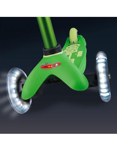 Hulajnoga Mini Micro Deluxe LED Green (świecące koła)