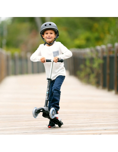 Hulajnoga Mini Micro Deluxe Black-Grey