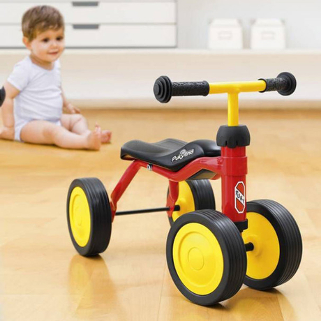 Jeździk rowerek czterokołowy Puky Pukylino zielony z osłoną kierownicy