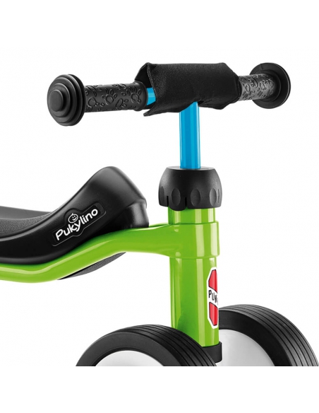 Jeździk rowerek czterokołowy Puky Pukylino zielony z osłoną kierownicy