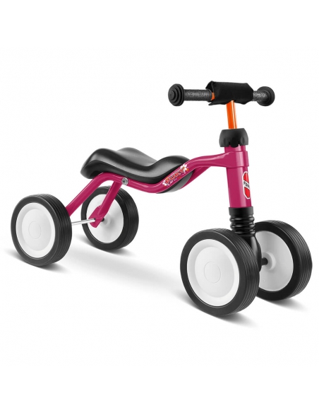 Jeździk rowerek czterokołowy Puky Wutsch jagodowy z osłoną kierownicy