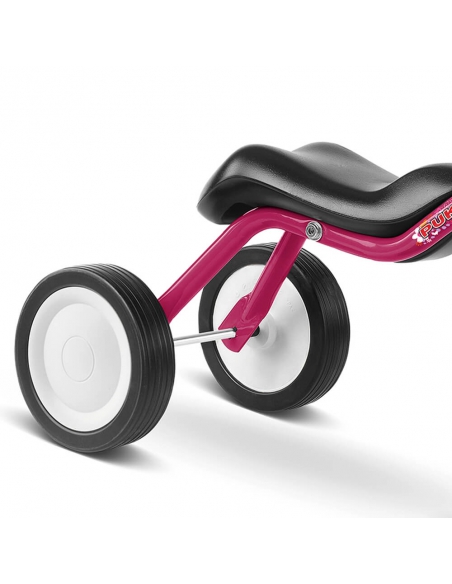 Jeździk rowerek czterokołowy Puky Wutsch jagodowy z osłoną kierownicy