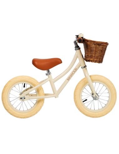 Rowerek biegowy Banwood First Go 12 kremowy