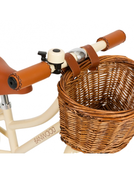 Rowerek biegowy Banwood First Go 12 kremowy