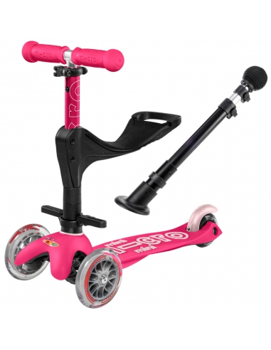 Hulajnoga i Jeździk Mini Micro Deluxe Plus 3w1 Pink