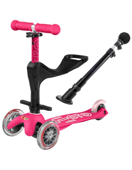 Hulajnoga i Jeździk Mini Micro Deluxe Plus 3w1 Pink