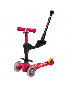 Hulajnoga i Jeździk Mini Micro Deluxe Plus 3w1 Ruby Red