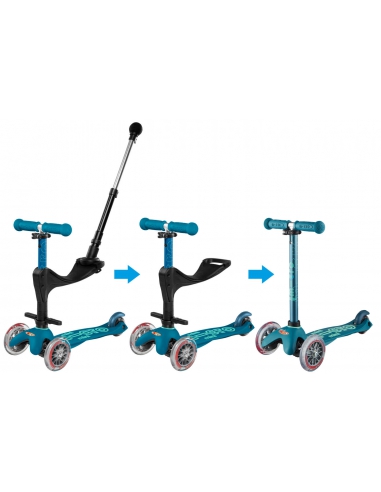 Hulajnoga i Jeździk Mini Micro Deluxe Plus 3w1 Ice Blue