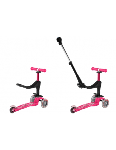 Hulajnoga i Jeździk Mini Micro Deluxe Plus 3w1 Pink