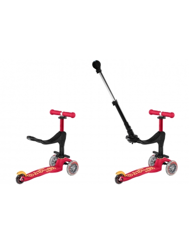 Hulajnoga i Jeździk Mini Micro Deluxe Plus 3w1 Ruby Red