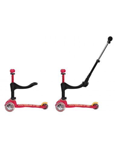Hulajnoga i Jeździk Mini Micro Deluxe Plus 3w1 Ruby Red