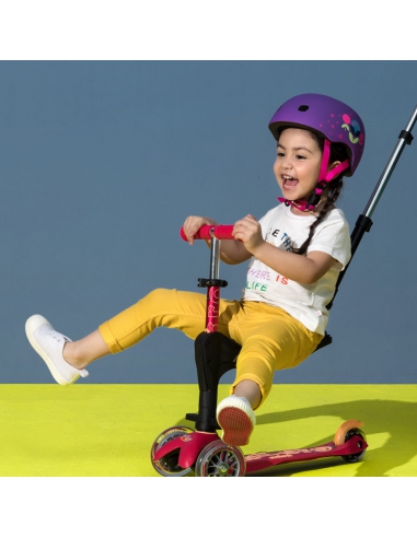 Kask Micro Floral Purple V2