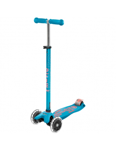 Hulajnoga Maxi Micro Deluxe Aqua LED