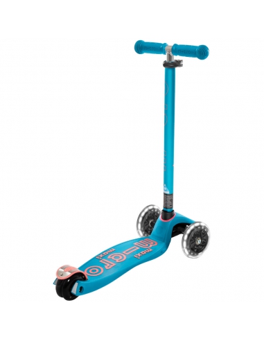 Hulajnoga Maxi Micro Deluxe Aqua LED