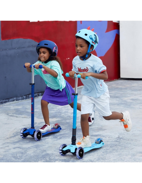 Hulajnoga Maxi Micro Deluxe Blue LED Hulajnoga Maxi Micro Deluxe Blue LED