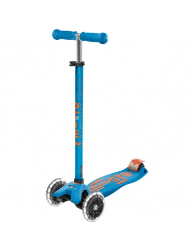 Hulajnoga Maxi Micro Deluxe Caribbean Blue LED