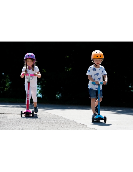 Hulajnoga Maxi Micro Deluxe Caribbean Blue LED