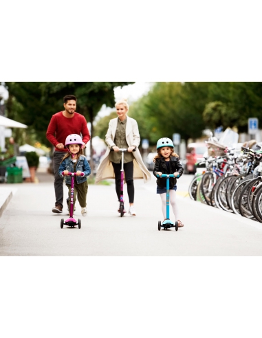 Hulajnoga Maxi Micro Deluxe Caribbean Blue LED