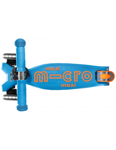 Hulajnoga Maxi Micro Deluxe Caribbean Blue LED