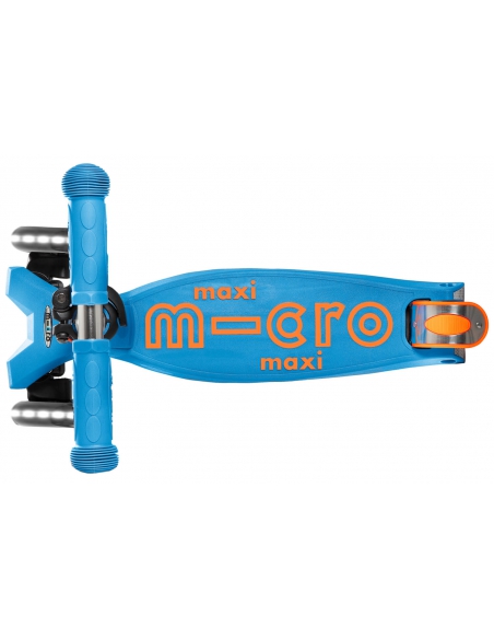 Hulajnoga Maxi Micro Deluxe Caribbean Blue LED