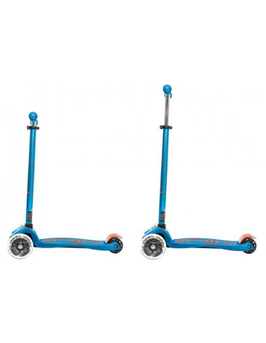 Hulajnoga Maxi Micro Deluxe Caribbean Blue LED