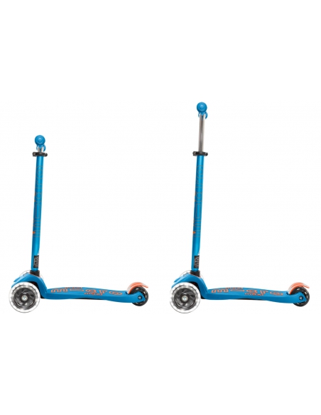 Hulajnoga Maxi Micro Deluxe Caribbean Blue LED