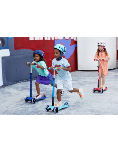 Hulajnoga Maxi Micro Deluxe Caribbean Blue LED