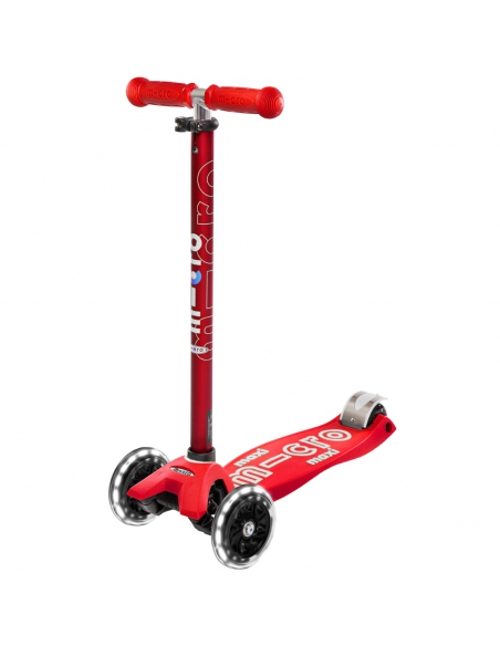 Hulajnoga Maxi Micro Deluxe Red LED