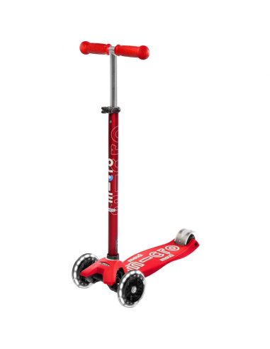 Hulajnoga Maxi Micro Deluxe Red LED