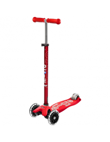 Hulajnoga Maxi Micro Deluxe Red LED
