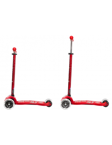 Hulajnoga Maxi Micro Deluxe Red LED