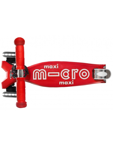 Hulajnoga Maxi Micro Deluxe Red LED