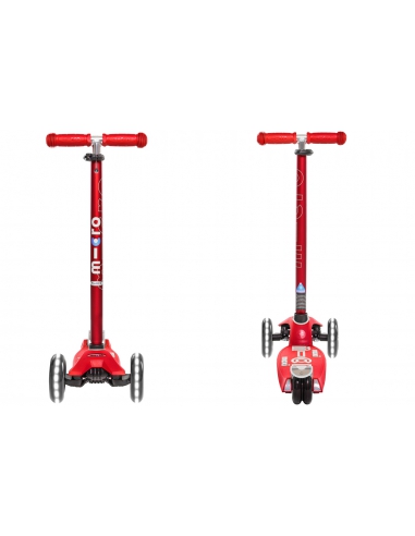 Hulajnoga Maxi Micro Deluxe Red LED