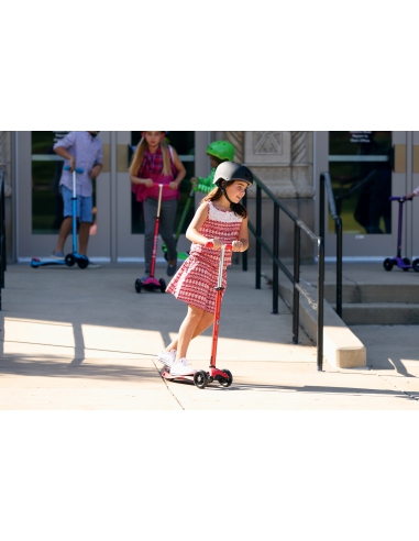 Hulajnoga Maxi Micro Deluxe Red LED