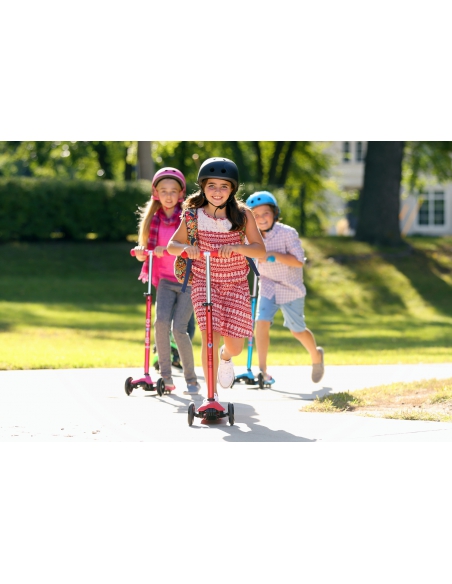 Hulajnoga Maxi Micro Deluxe Red LED