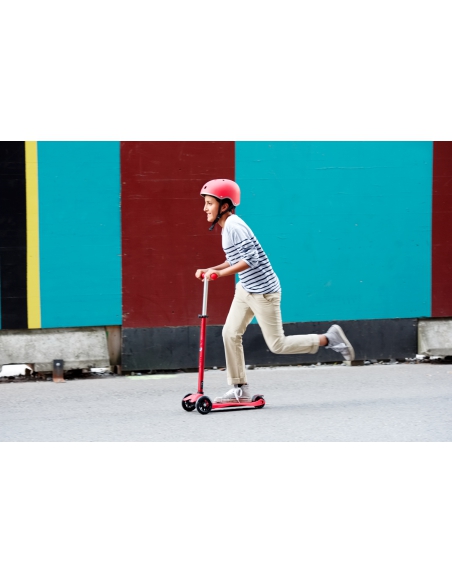 Hulajnoga Maxi Micro Deluxe Red LED