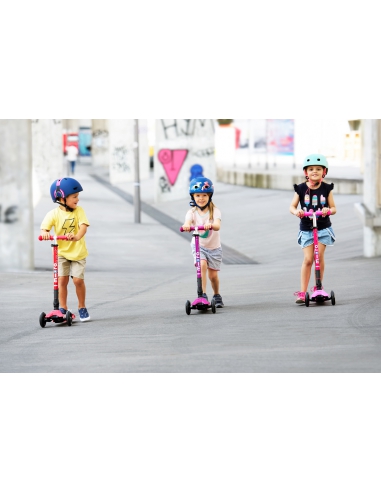 Hulajnoga Maxi Micro Deluxe Red LED