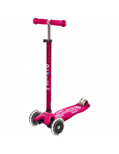 Hulajnoga Maxi Micro Deluxe Pink LED